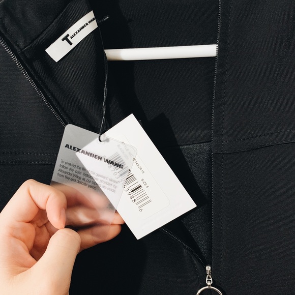 [T by Alexander Wang] black mini dress - Picture 3 of 3